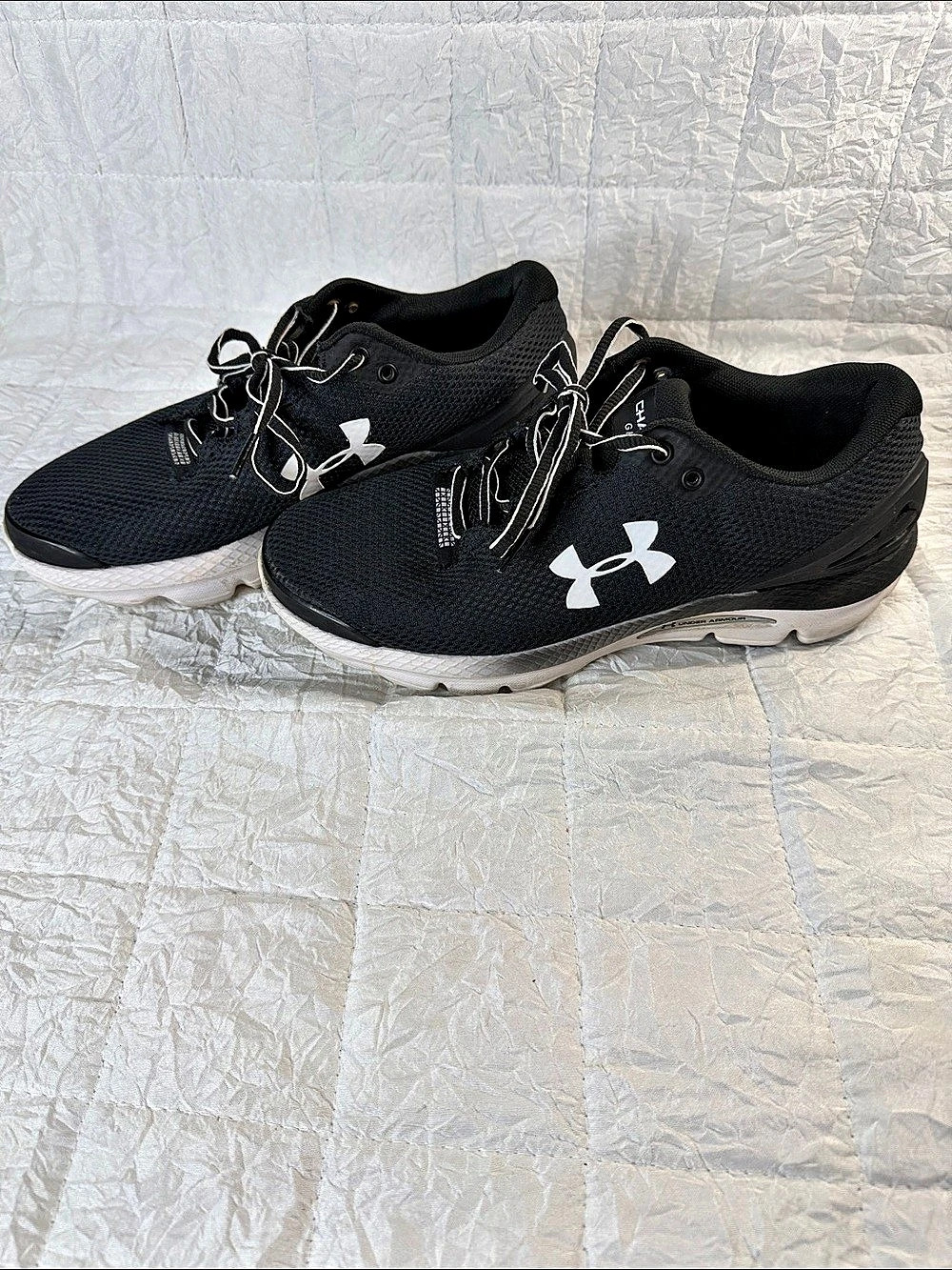Under Armour Charged Gemini Men's Athletic Shoes Black & White US 8